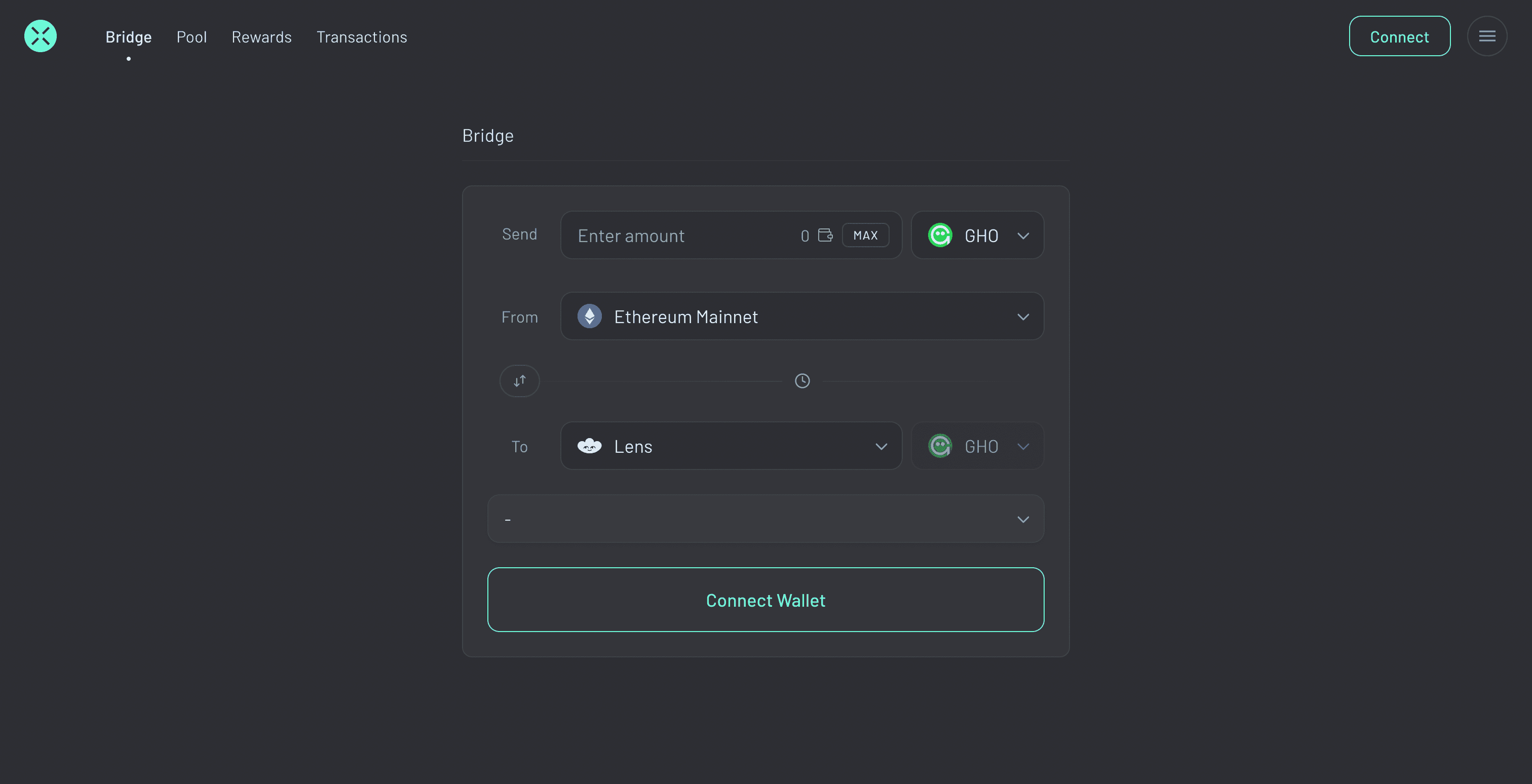 Step 2 Step 2: Connect your wallet.